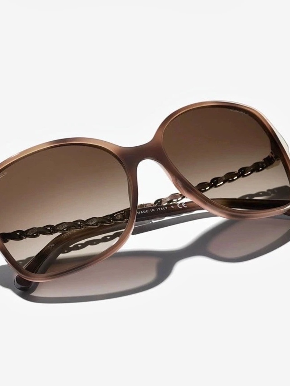 Chanel Square Sunglasses Brown Sunglasses